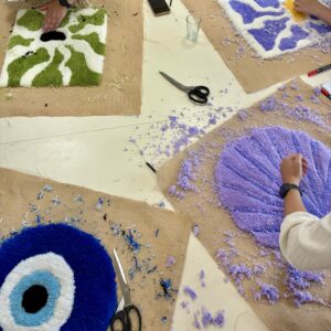 Créé ton mini tapis en tufting avec la Décologie