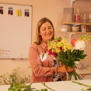 Bouquet de fleurs fraîches "à sécher"
