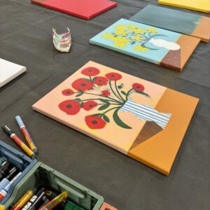 Viens peindre ta toile avec Pierre Burnel